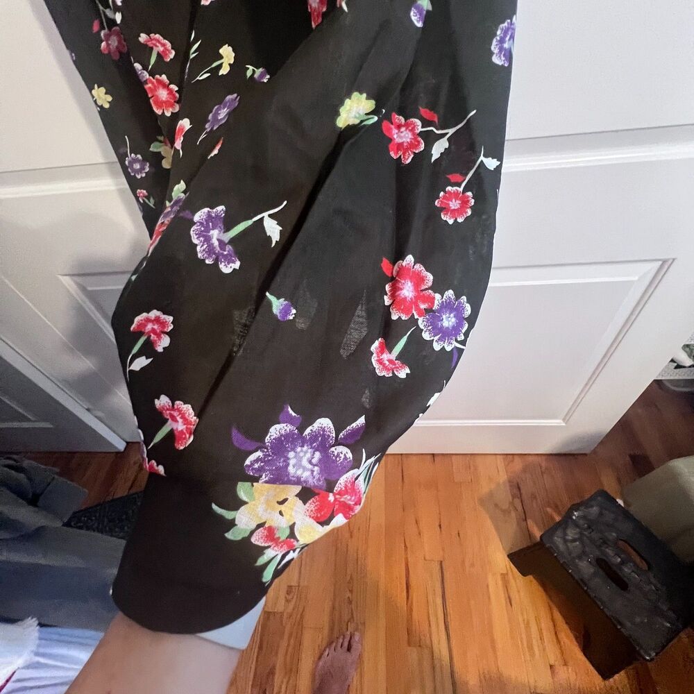Only Necessities Cotton Blend floral print dress sz 2X pockets comfortable light - Picture 7 of 12
